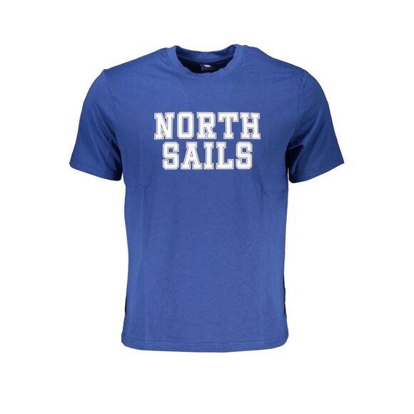 North Sails Blue Cotton Men's Men's T-Shirt